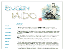 Tablet Screenshot of busen-iaido-dojo.eu